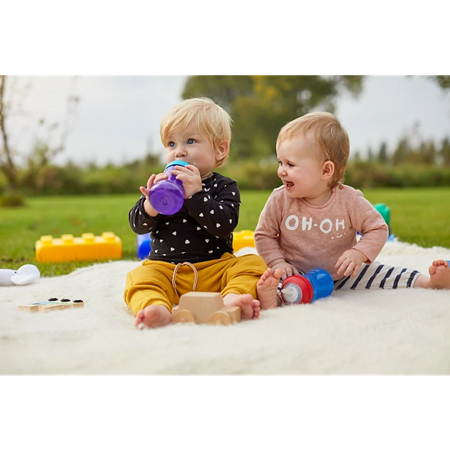 Kubek niekapek Philips AVENT z miękkim ustnikiem 9m+ 300 ml Fioletowy SCF802/01 (8710103826316) - obraz 6