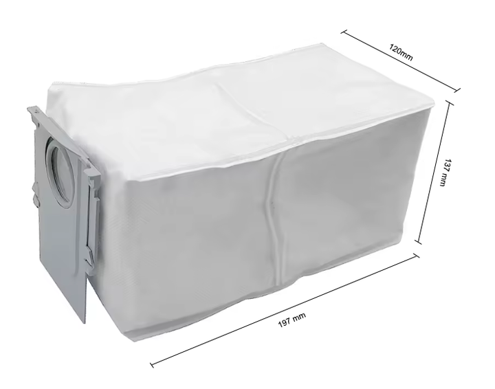 Мешки для мусора для базы Roborock Saros 10 / 10R / 20 / 20 Sonic / Z70 / S9 MaxV Ultra ( S1002-00 S10R52-00 SZ7052-00 ) 5 шт - изображение 2