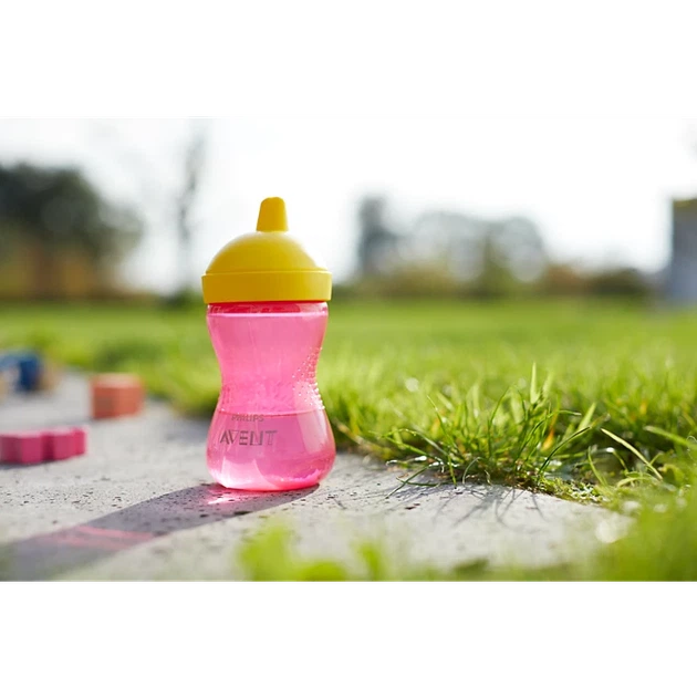 Kubek niekapek Philips AVENT z twardym ustnikiem 18m+ 300 ml Różowy SCF804/04 (8710103855590) - obraz 5