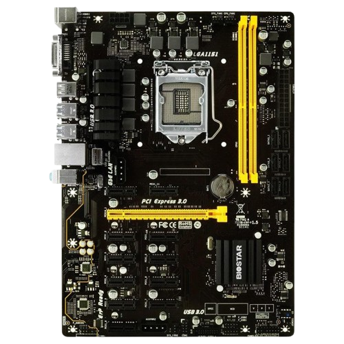 Материнська плата Biostar TB250-BTC PRO 1151v1 (TB250-BTC PRO) Б/В - зображення 2