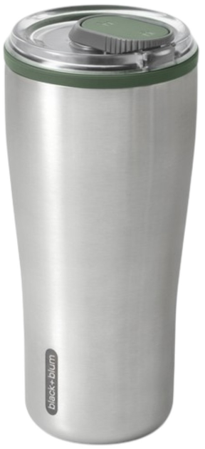 Kubek termiczny Black+Blum stalowy oliwkowy 0.6 l (5060089727187) - obraz 1