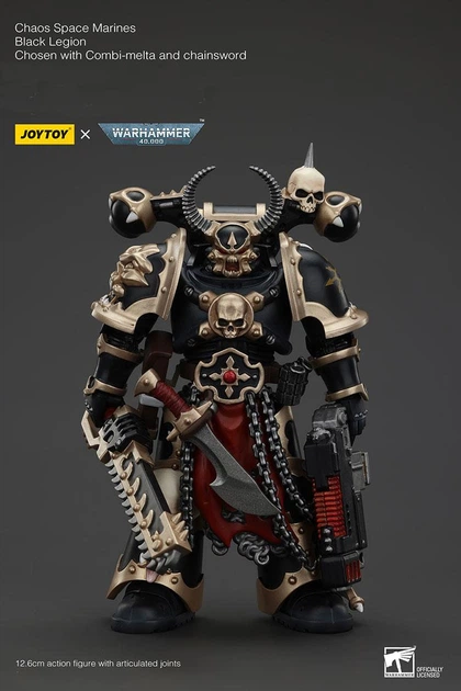 Фигурка из игры Warhammer 40k, Космодесантники Хаоса избранный