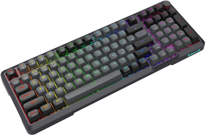 Klawiatura przewodowa Redragon Bragi Pro K688 RGB Grey (6950376725387) - obraz 5