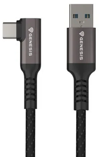 Kabel Genesis USB-C - USB-A 3.2 PD 15W 5.0m Black (NVC-2221) - obraz 1