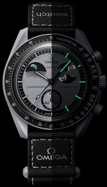 OMEGA×swatch MissiontoPluto Часы Swatch X Omega MoonSwatch Mission to Pluto (SO33M101