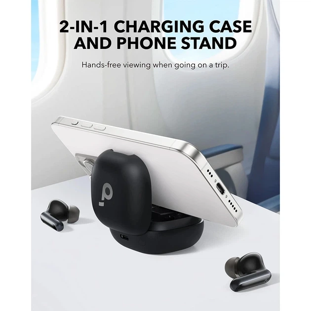 Бездротові навушники Anker SoundCore P40i, Black, Bluetooth 5.3, ANC, IPX5, 60Н, Multipoint - зображення 8