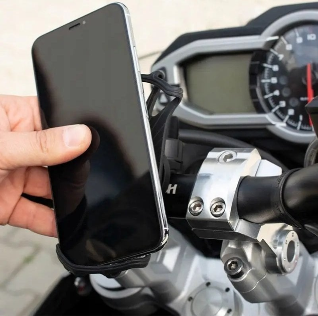 Uchwyt rowerowy do telefonu Fixed Bikee 2 Black (8591680123353) - obraz 14