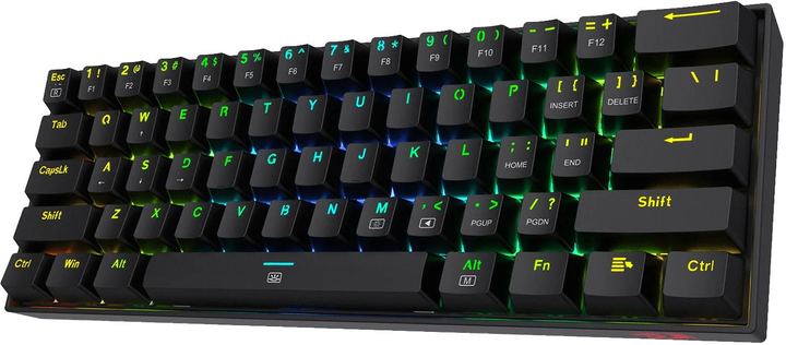 Klawiatura przewodowa Redragon K630 DragonBorn RGB Black (6950376705426) - obraz 2