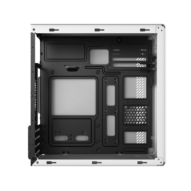 Белый корпус GAMEMAX A200-WH-NP без блока питания - micro-ATX формат для офиса, обучения и дома - изображение 8