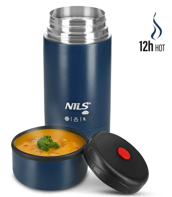 Термос обідній NILS CAMP NC3802 1000 мл Синій (5908261682490) - зображення 6