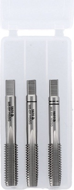 Gwintownik YATO HSS M2, M10 x 1.5 mm, 70 mm 3 szt (YT-2937) - obraz 4