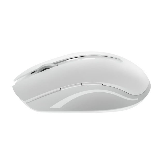 Мышь Rapoo M350L Silent беспроводная, бесшумная, с аккумулятором, 2400 DPI, white - изображение 3
