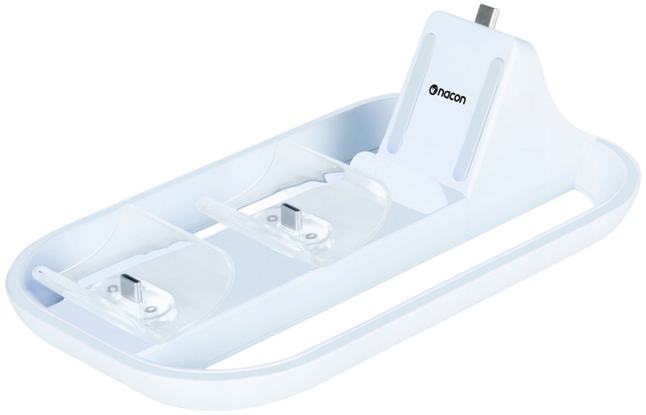 Stacja ładująca Nacon PS5 3-in-1 Charging Station RGB White (3665962025606) - obraz 2