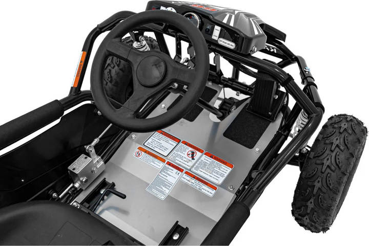 Gokart elektryczny dla dzieci Ramiz MAIGHTY Czarny (5903864984576) - obraz 13