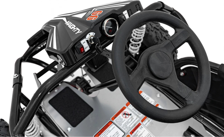 Gokart elektryczny dla dzieci Ramiz MAIGHTY Czarny (5903864984576) - obraz 14