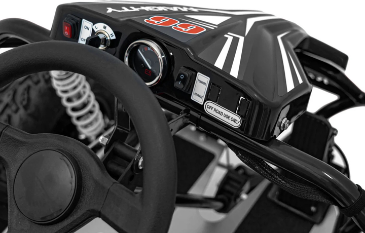 Gokart elektryczny dla dzieci Ramiz MAIGHTY Czarny (5903864984576) - obraz 15
