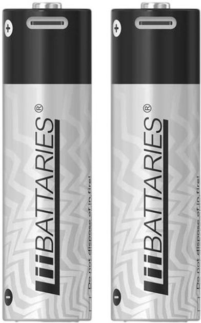 Акумулятори LiiBatteries 18650 TYPE-C USB Rechargeable 2 шт (9313448510842) - зображення 1