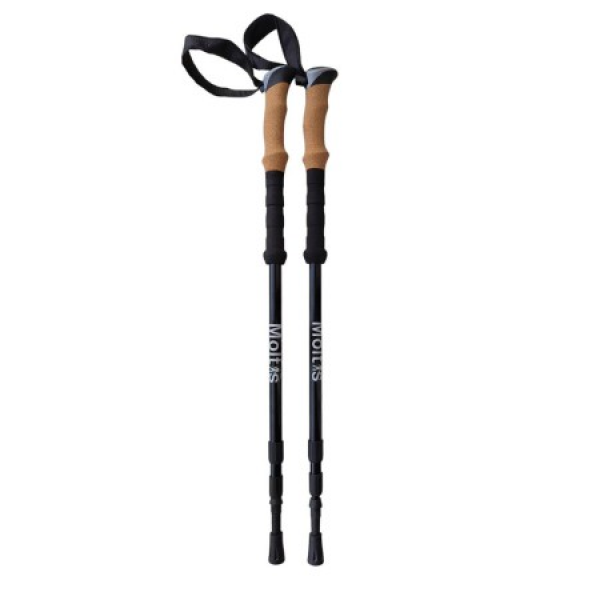 Палки для скандинавской ходьбы Moltis Relax MR-135 Antishock Black Original ULA скандинавские палки - изображение 2