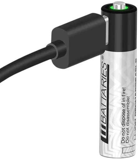 Акумулятори LiiBatteries AAA TYPE-C USB Rechargeable 4 шт (9331816667110) - зображення 5