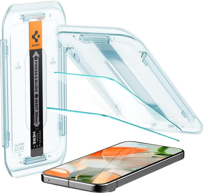 Zestaw 2 szkieł hartowanych Spigen Glas.tR EZ Fit do Google Pixel 9/9 Pro (8809971233101) - obraz 2