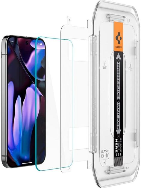 Zestaw 2 szkieł hartowanych Spigen Glas.tR EZ Fit do Google Pixel 9/9 Pro (8809971233101) - obraz 5