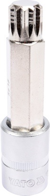 Nasadka YATO z końcówką wkrętakową Spline 1/2" M17 100 mm (YT-04357) - obraz 1