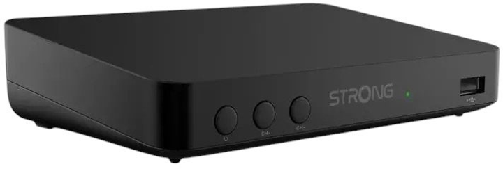 Tuner cyfrowy dekoder telewizji naziemnej Strong HD SRT8208 Black (76-4855-00) - obraz 3