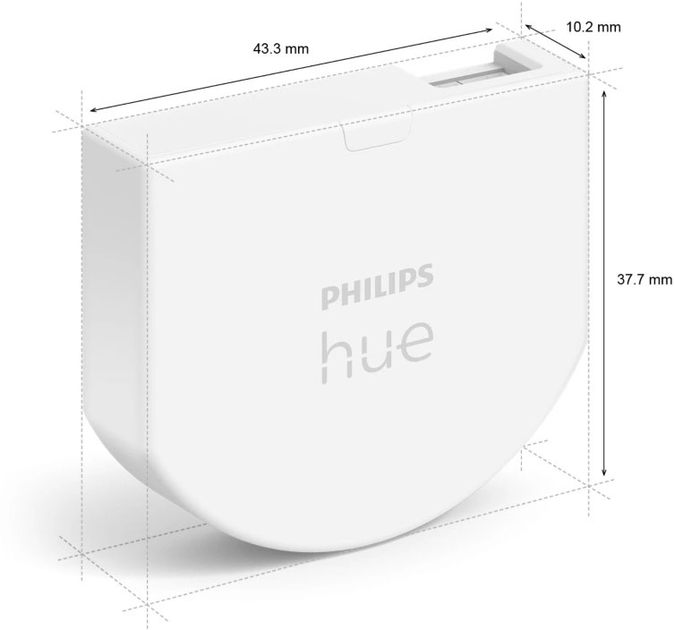Inteligentny wyłącznik Philips Hue Philips Hue wall switch module 2-pack (8719514318021) - obraz 4