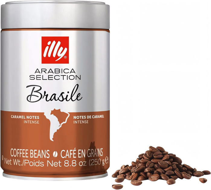 Kawa ziarnista Illy Arabica Selection Brasil 250 g (8003753970042) - obraz 1