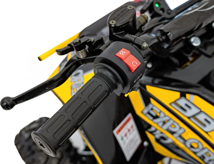 Квадроцикл бензиновий Ramiz Explorer 110CC Жовтий (5903864983722) - зображення 15