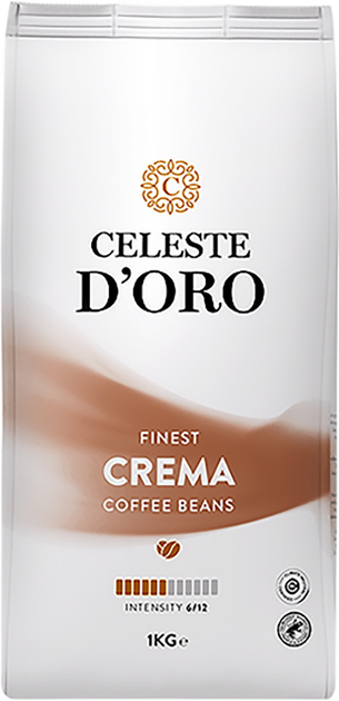 Kawa ziarnista Celeste d'Oro Finest Crema 1 kg (8719418030043) - obraz 1