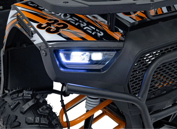 Квадроцикл бензиновий Ramiz Discoverer 125CC Помаранчевий (5903864983760) - зображення 17