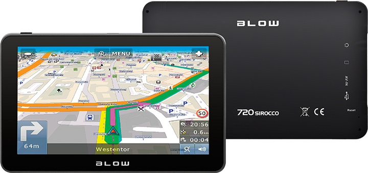 Nawigator GPS Blow Sirocco GPS720 (5900804081104) - obraz 2