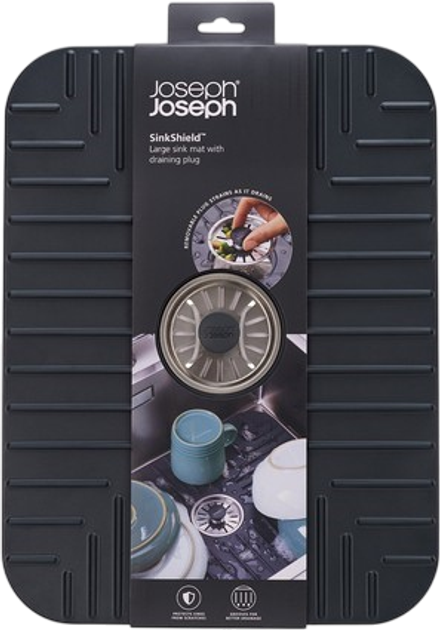 Mata do zlewu Joseph Joseph SinkShield grafitowy 2 x 40 x 30 cm (5028420010367) - obraz 5