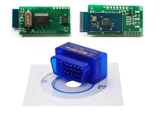 Сканер mini ELM327 OBD2 Bluetooth для діагностики авто синій - зображення 4