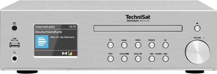 Mikrowieża TechniSat DigitRadio 760 Silver (0001/3978) - obraz 4