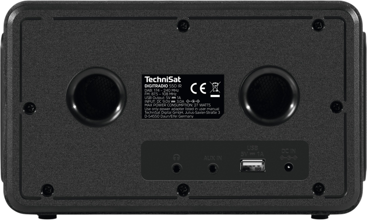 Радіо TechniSat DIGITRADIO 550 IR Black (0000/3995) - зображення 7