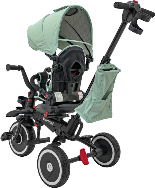 Триколісний велосипед SporTrike Rider Сірий (5903864985436) - зображення 3