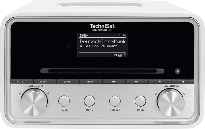Радіо TechniSat DIGITRADIO 586 Silver-White (0001/3986) - зображення 1
