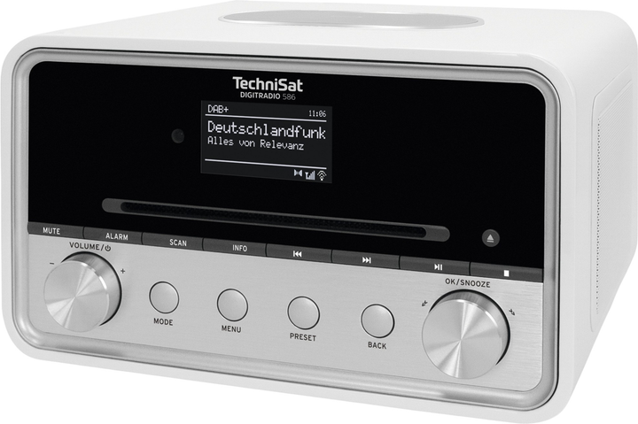 Радіо TechniSat DIGITRADIO 586 Silver-White (0001/3986) - зображення 5