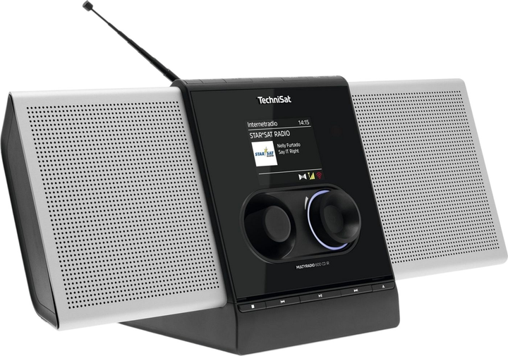 Радіо TechniSat MULTYRADIO 600 CD IR Black-White (0000/3991) - зображення 5