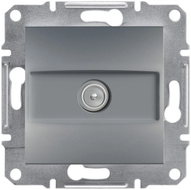 TV Розетка Schneider Electric Asfora кінцева Сталь EPH3200162 - Фото 1 TV Розетка Schneider Electric Asfora кінцева Сталь EPH3200162 - изображение 1
