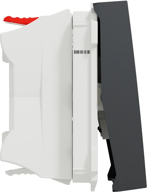Перемикач 1-клавішний Schneider Electric Unica New 10А 2 модулі антрацит NU320354 - изображение 3