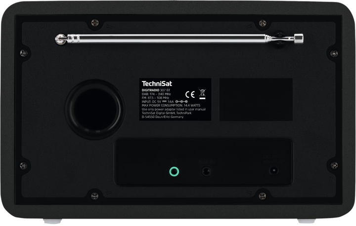 Радіоприймач TechniSat Digitradio 307 BT Black (0000/3977) - зображення 5