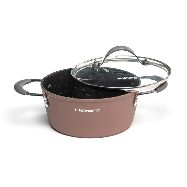 Кастрюля 2.5л кованая с крышкой Hölmer CR-1325-FABSL Royal - изображение 6