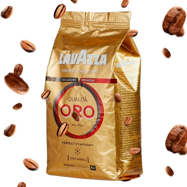 Набор кави в зернах Lavazza Qualita Oro 1 кг та Lavazza Oro Mountain Grown 1 кг - зображення 3