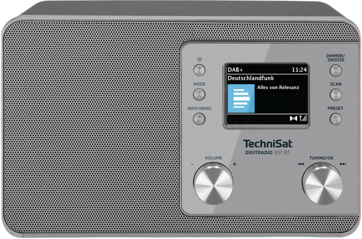 Odbiornik radiowy TechniSat 307 BT Silver (0001/3977) - obraz 1