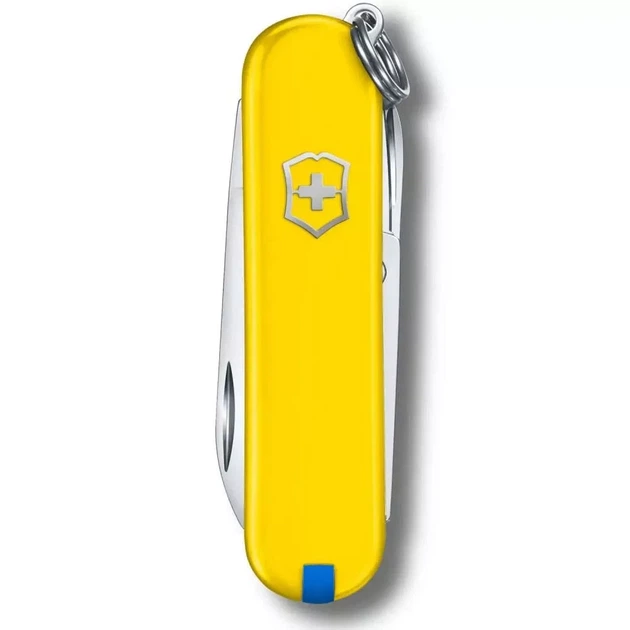 Складаний ніж Victorinox Classic SD багатофункціональний для повсякденного використання жовто-синій - Фото 3 Складаний ніж Victorinox Classic SD багатофункціональний для повсякденного використання жовто-синій - зображення 3