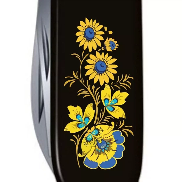 Складаний ніж Victorinox Spartan з квітковим візерунком для активного відпочинку та туристів 12 функцій - зображення 4