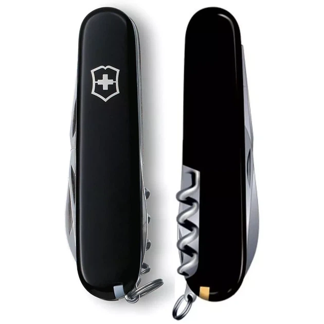 Складной нож Victorinox Camper 13 функций для активного отдыха и путешествий черный 91 мм - Фото 4 Складной нож Victorinox Camper 13 функций для активного отдыха и путешествий черный 91 мм - изображение 4